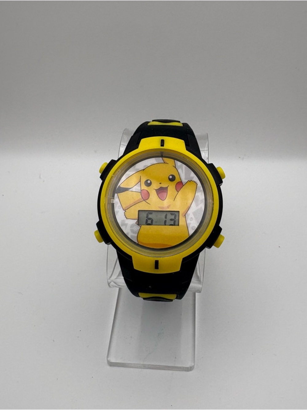 Pokémon Pikachu Digital‎ Kids Watch Yellow & Black !Works!